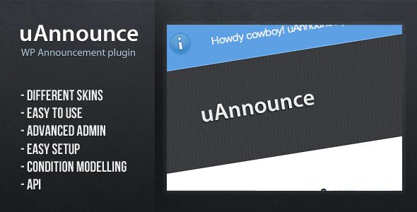 uAnnounce WordPress plugin