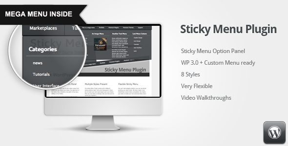 WP Sticky Menu Plugin