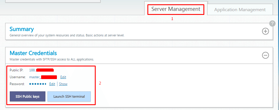 Cloudways FTP Details