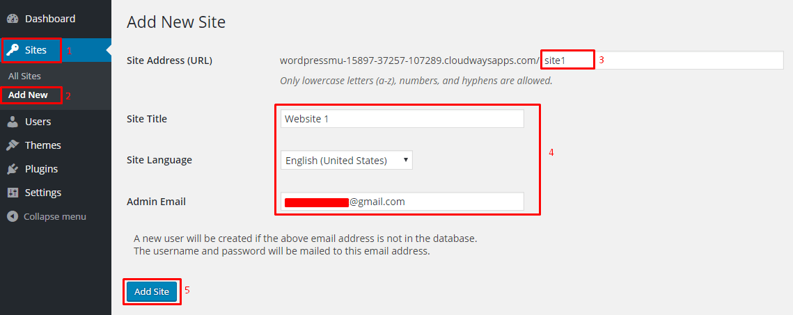 New Site Directory