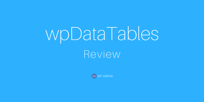 wpDataTables Review